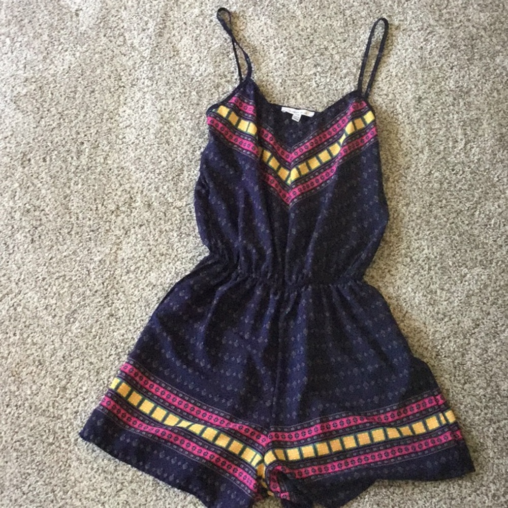 Navy blue romper